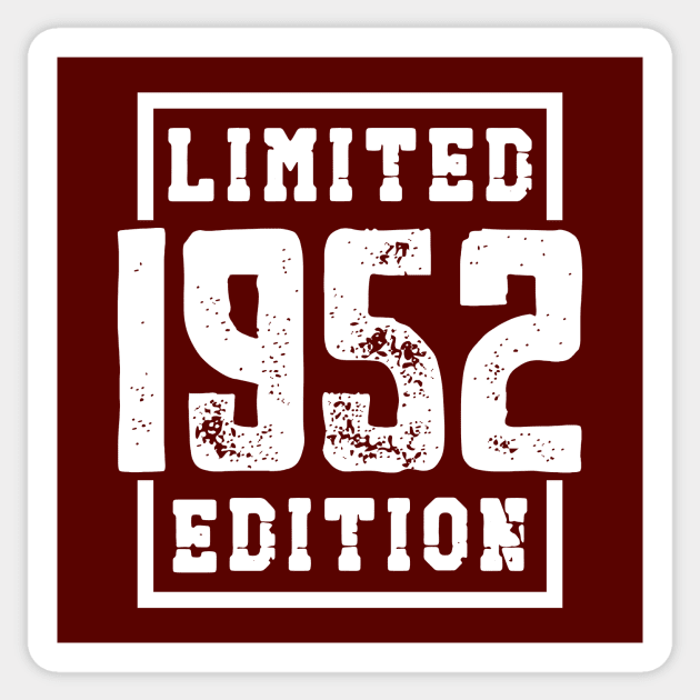 1952 Limited Edition Sticker by colorsplash